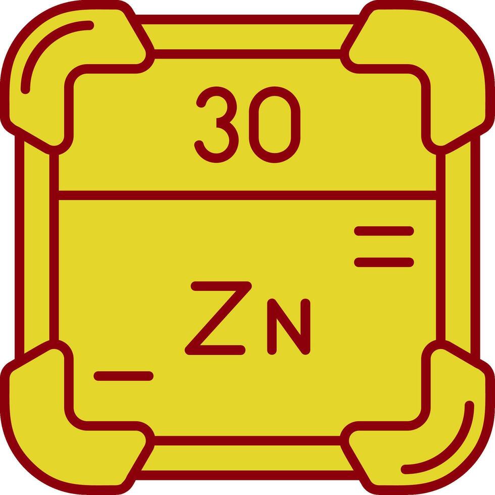 Zinc Vintage Icon vector