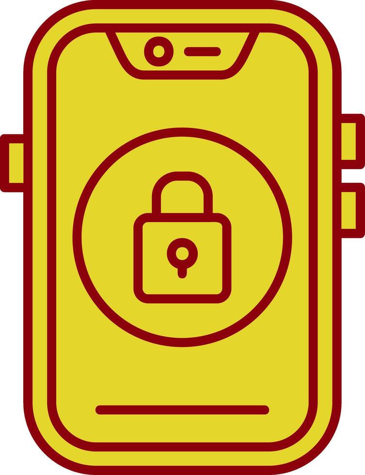 Lock Vintage Icon vector