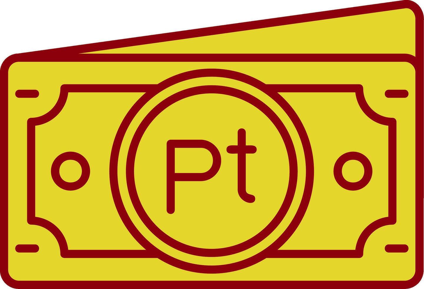 Peseta Vintage Icon vector