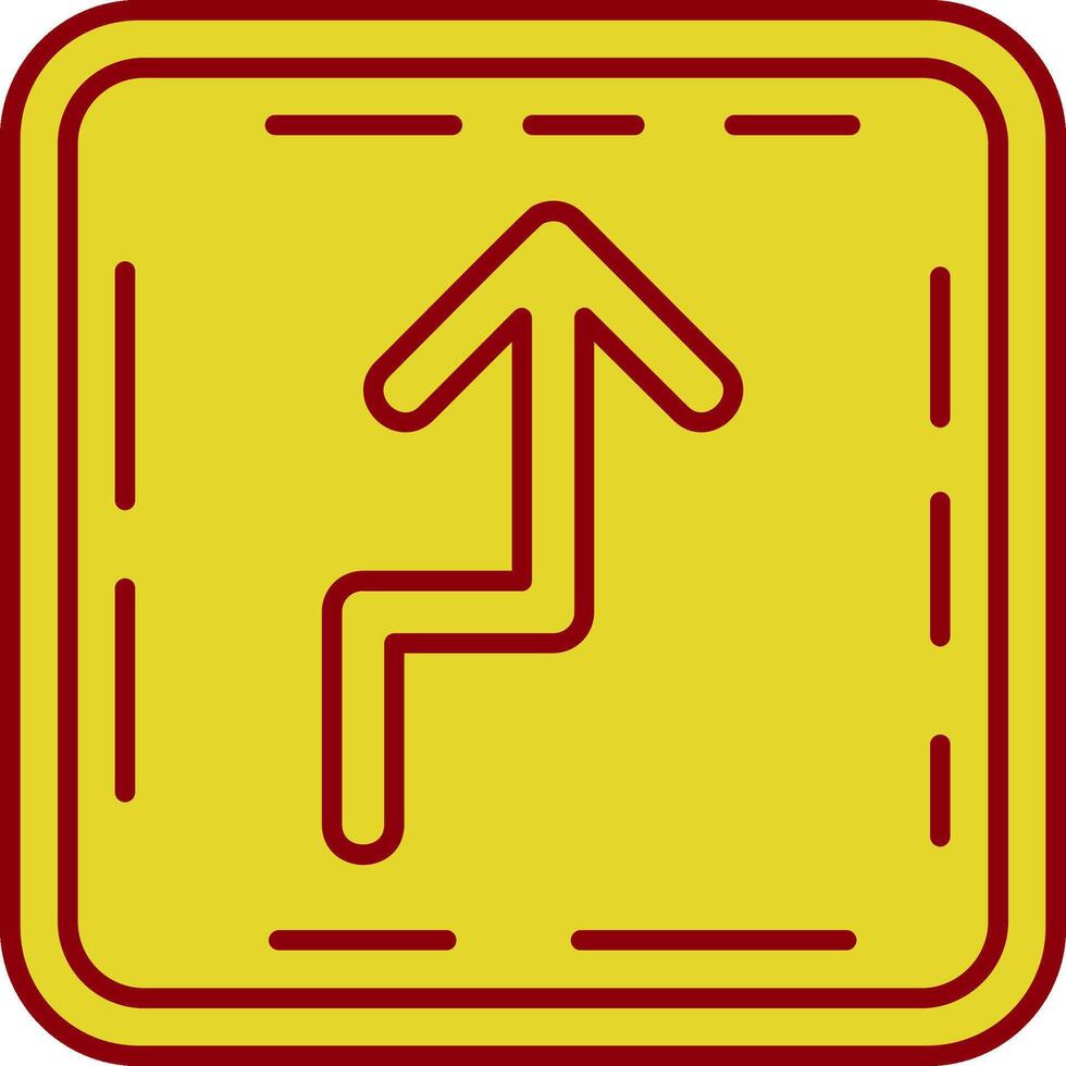 zigzag Clásico icono vector