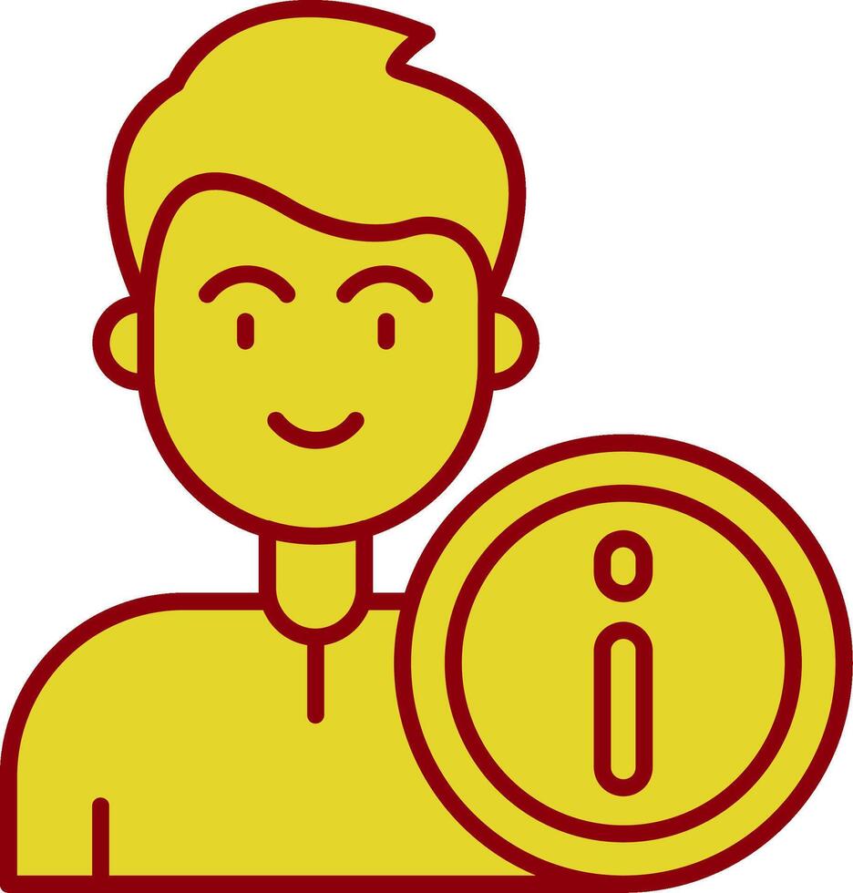 Info Vintage Icon vector