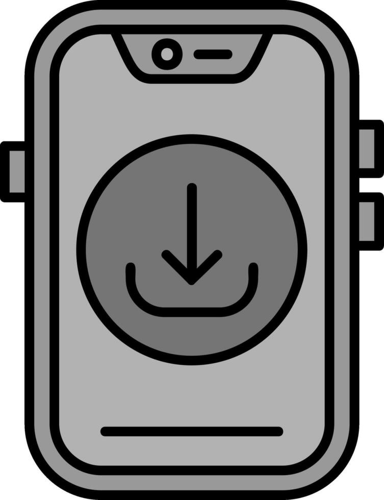 Download Line Filled Greyscale Icon vector