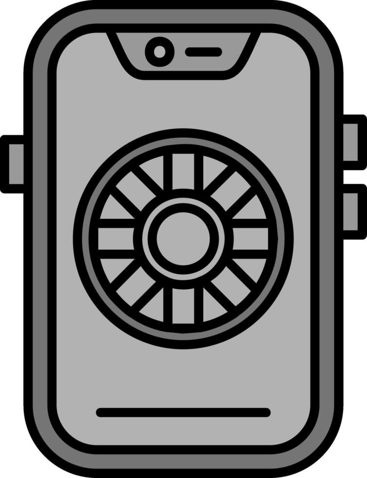 Lifesaver Line Filled Greyscale Icon vector