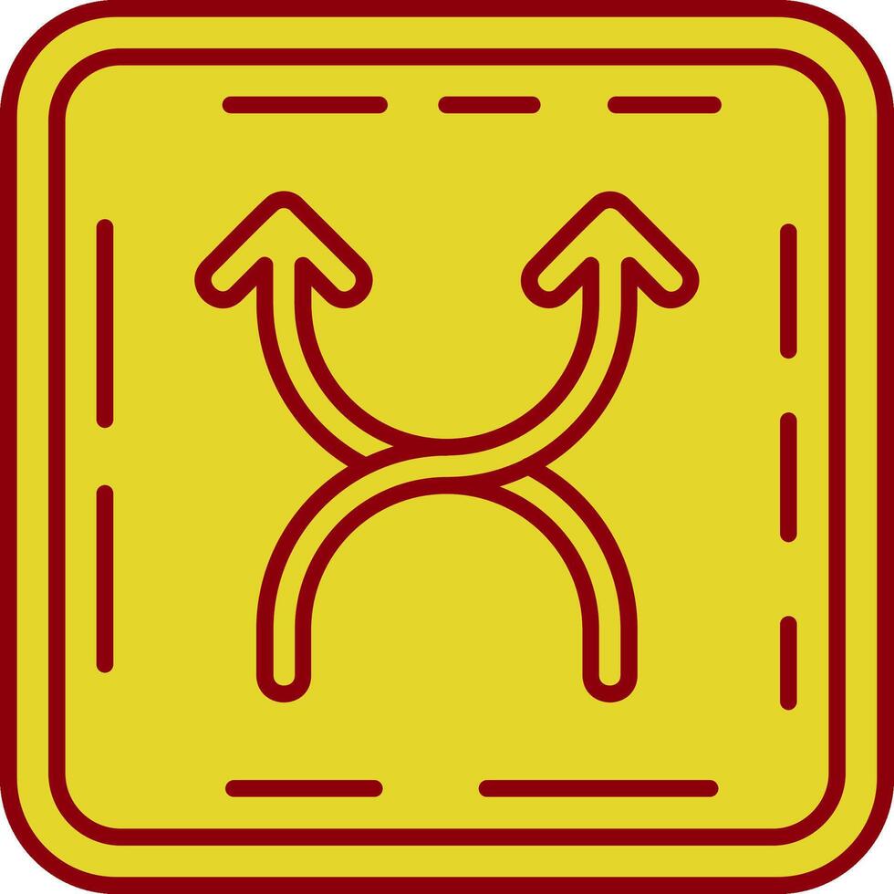 Shuffle Vintage Icon vector
