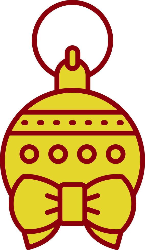 Bauble Vintage Icon vector