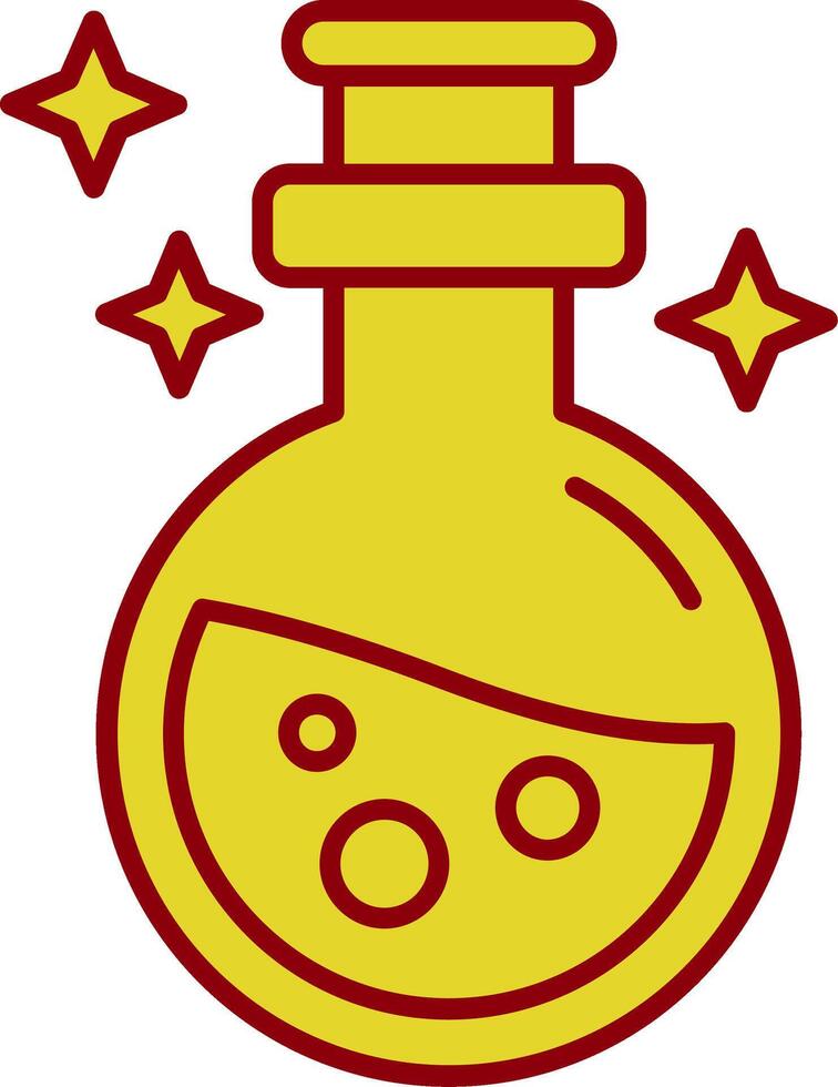 Potion Vintage Icon vector