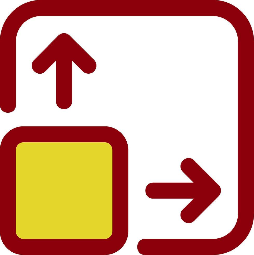 Expand Vintage Icon vector