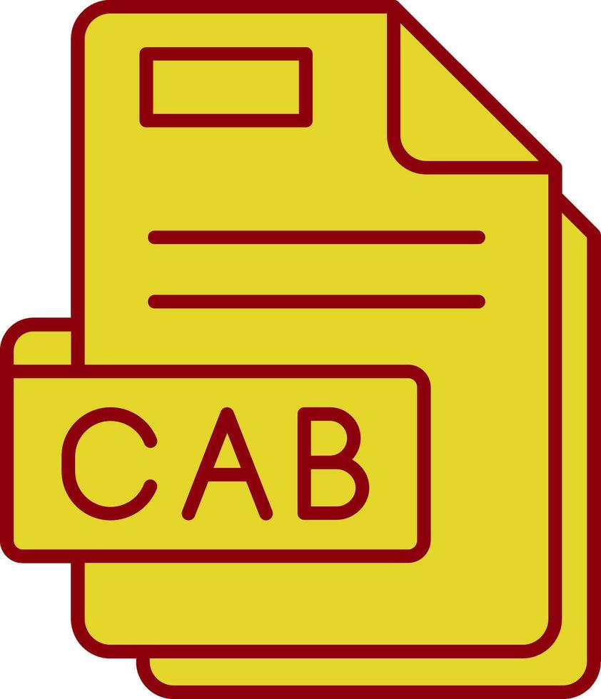 Cab Vintage Icon vector