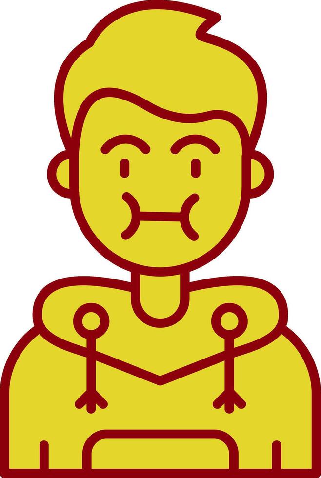 Sickness Vintage Icon vector