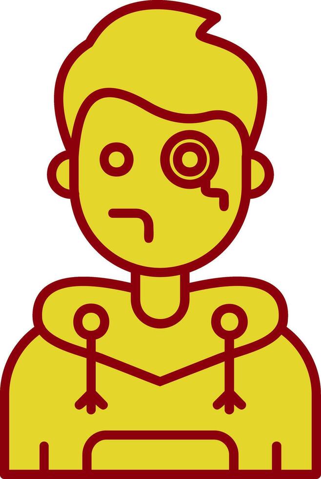Monocle Vintage Icon vector