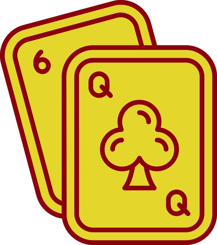 Poker Vintage Icon vector