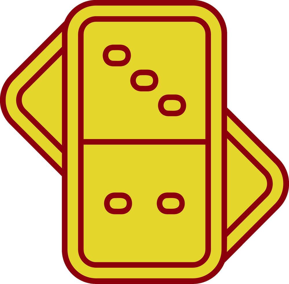 dominó Clásico icono vector