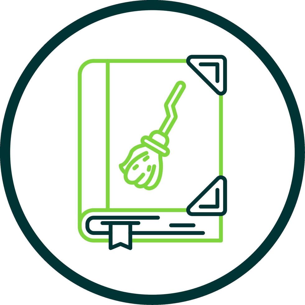 Story Line Circle Icon vector