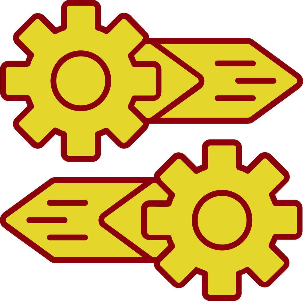 Gear Vintage Icon vector