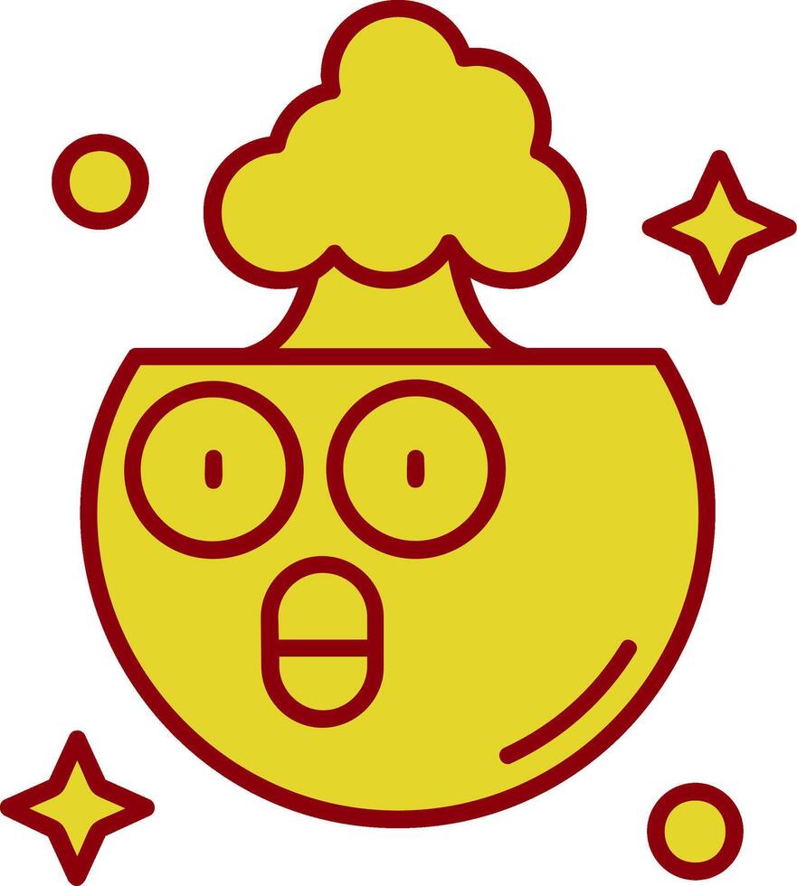 Exploding Vintage Icon vector