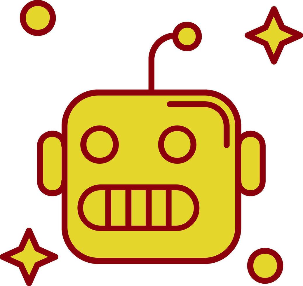 robot Clásico icono vector