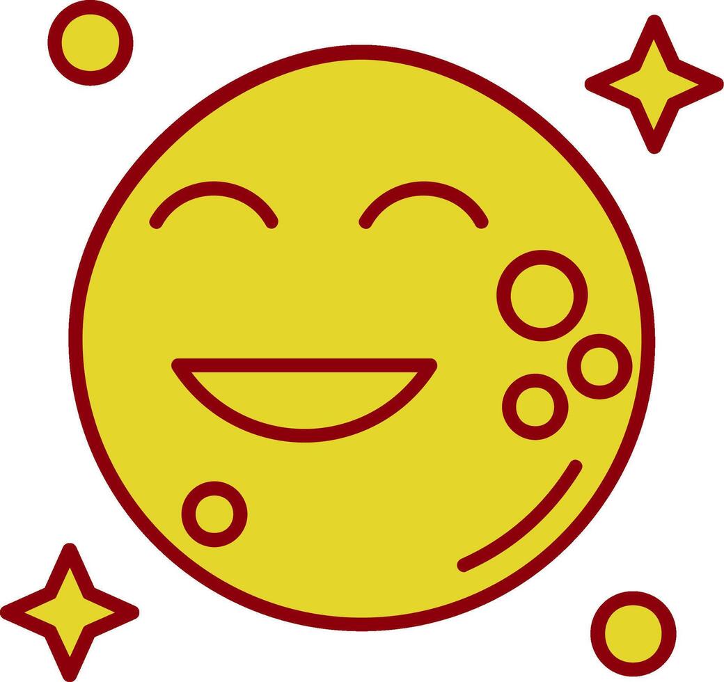 Moon Vintage Icon vector