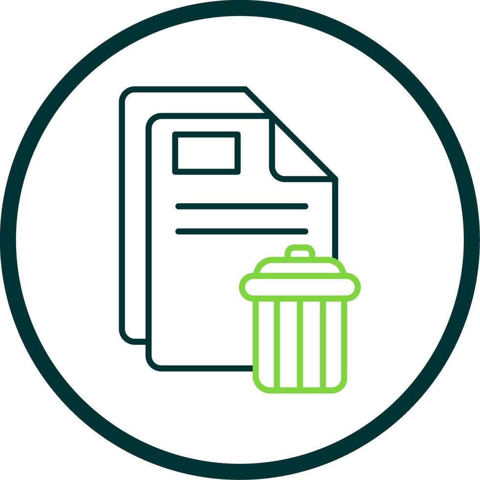 Delete Line Circle Icon vector