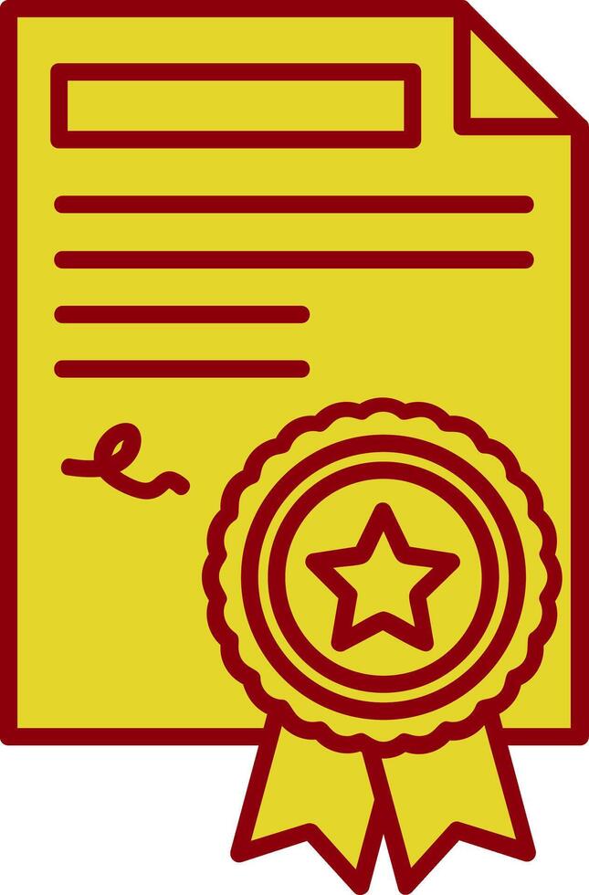 Agreement Vintage Icon vector