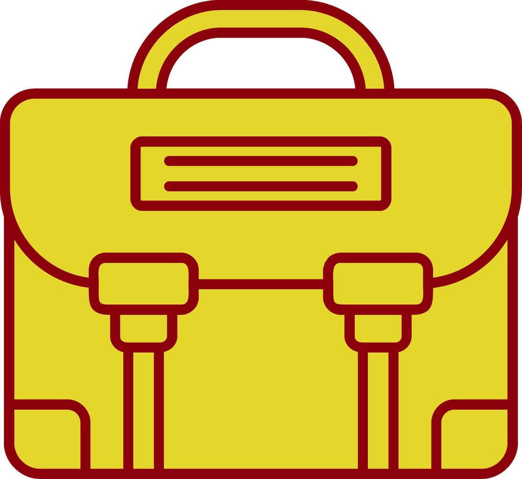 Briefcase Vintage Icon vector