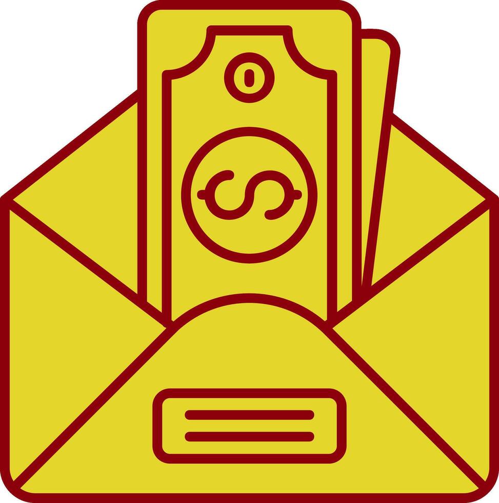 Envelope Vintage Icon vector