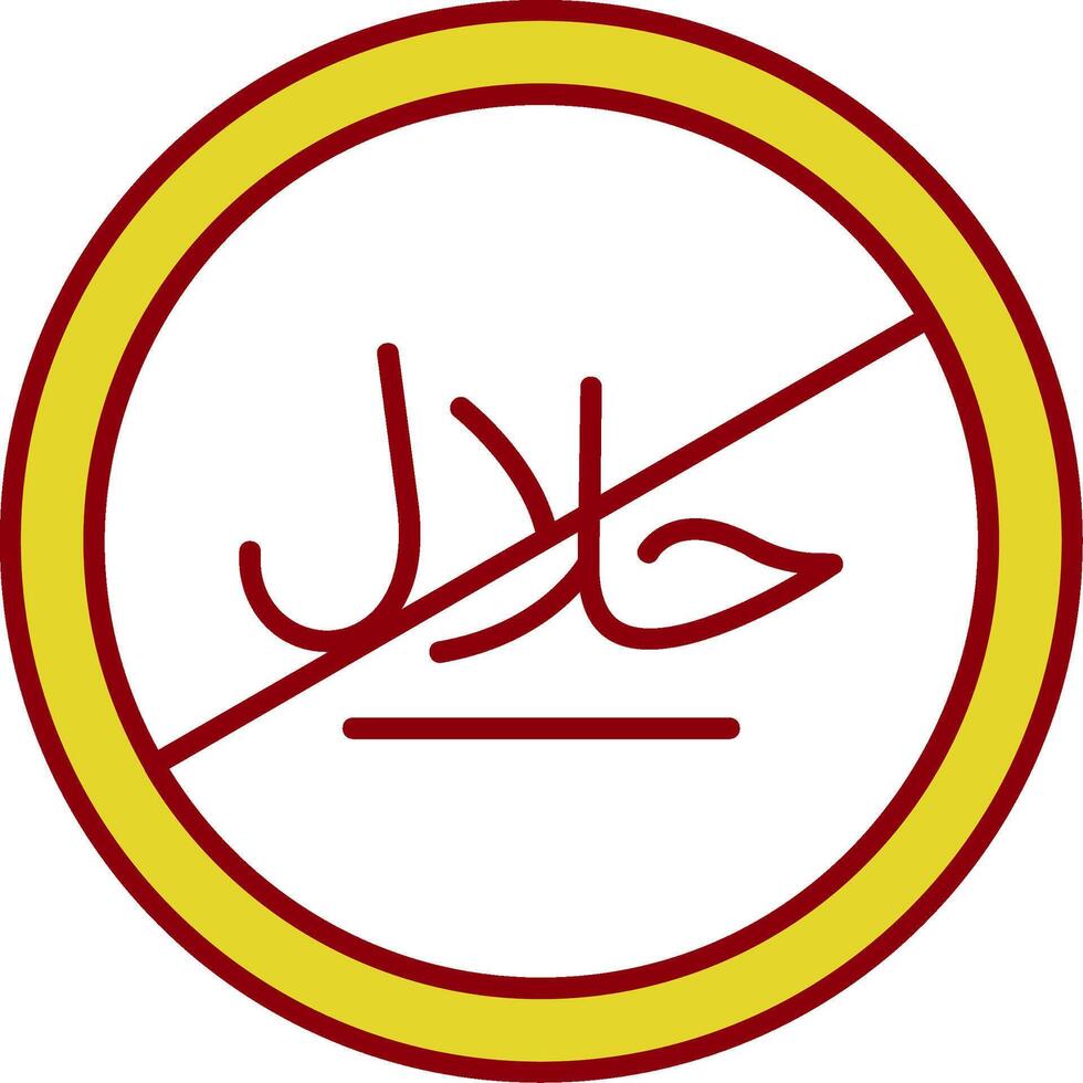 No Vintage Icon vector