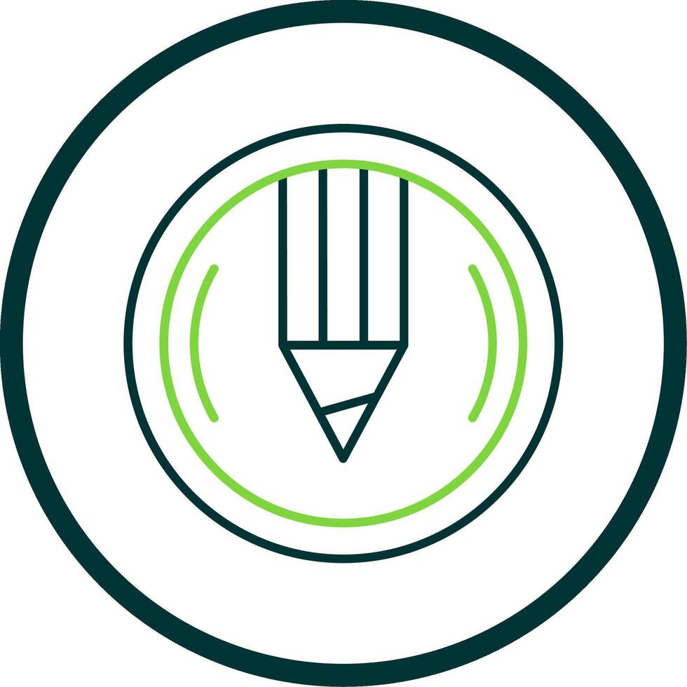 Compose Line Circle Icon vector