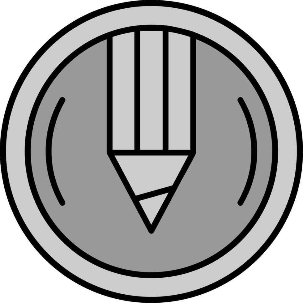 Compose Line Filled Greyscale Icon vector