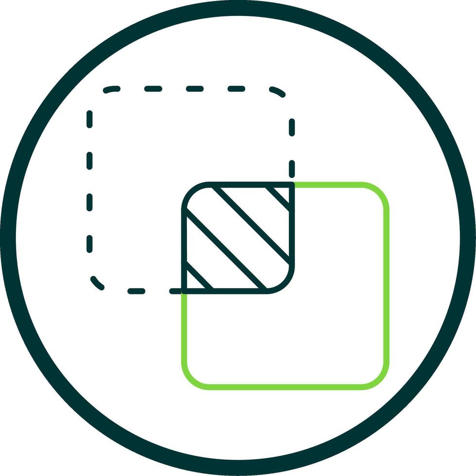 Unite Line Circle Icon vector