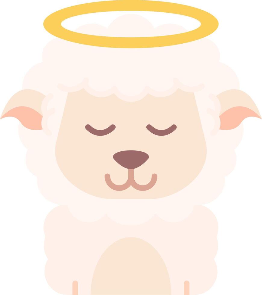 Angel Flat Light Icon vector