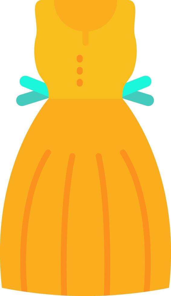 Sundress Flat Light Icon vector