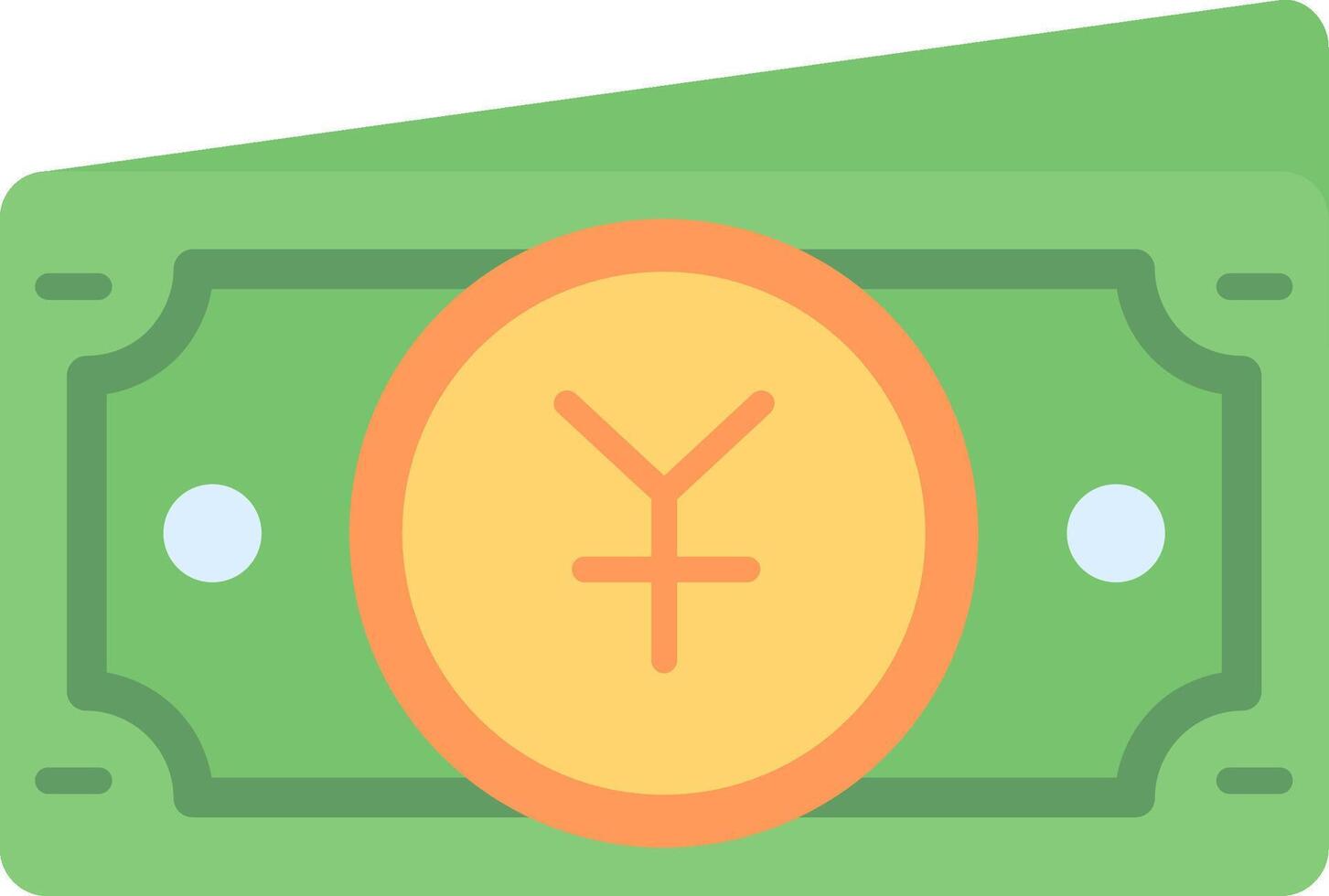 Yuan Flat Light Icon vector