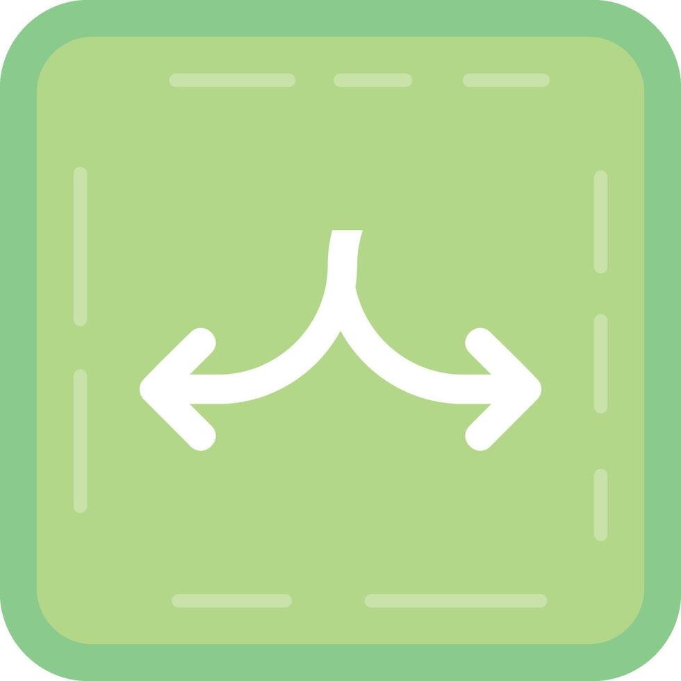 Shuffle Flat Light Icon vector