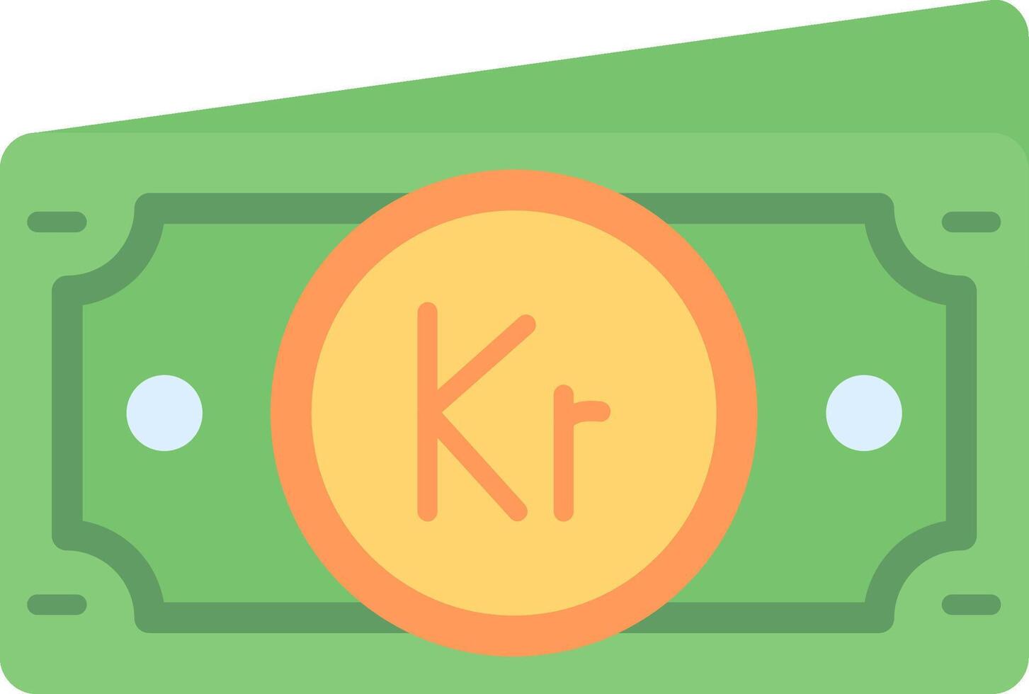 Krone Flat Light Icon vector