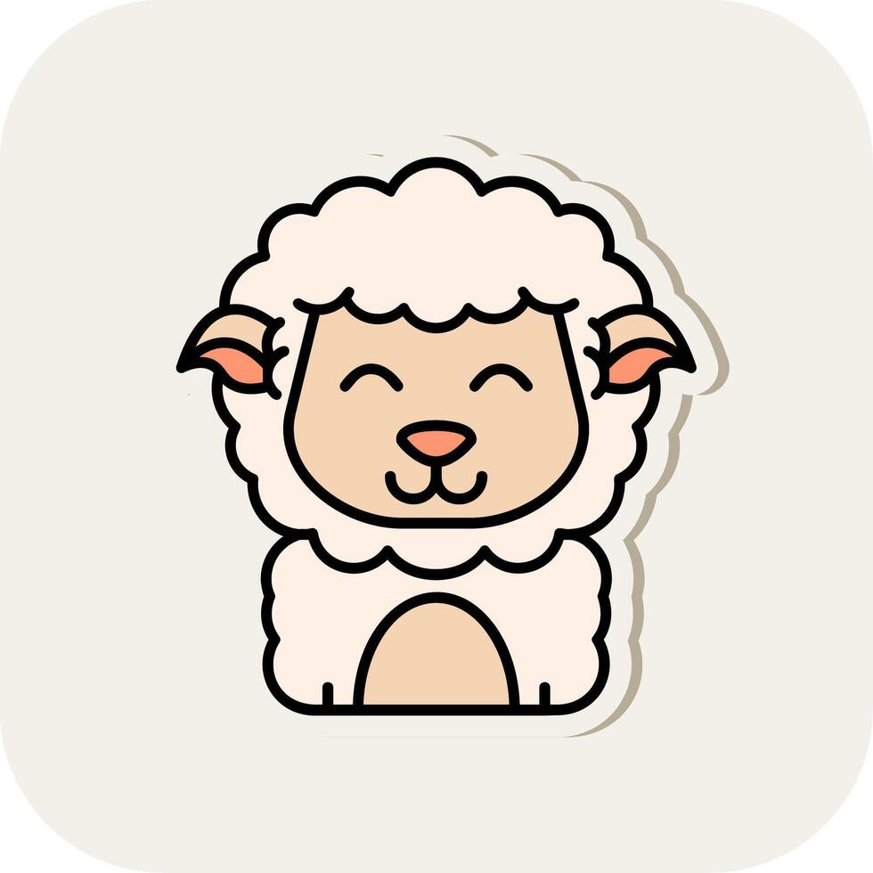 Relieved Line Filled White Shadow Icon vector