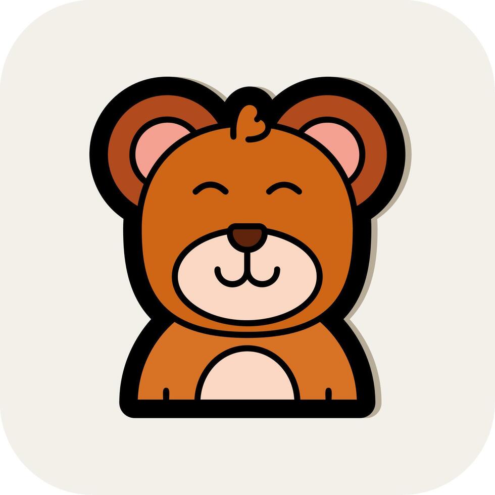 Happy Line Filled White Shadow Icon vector