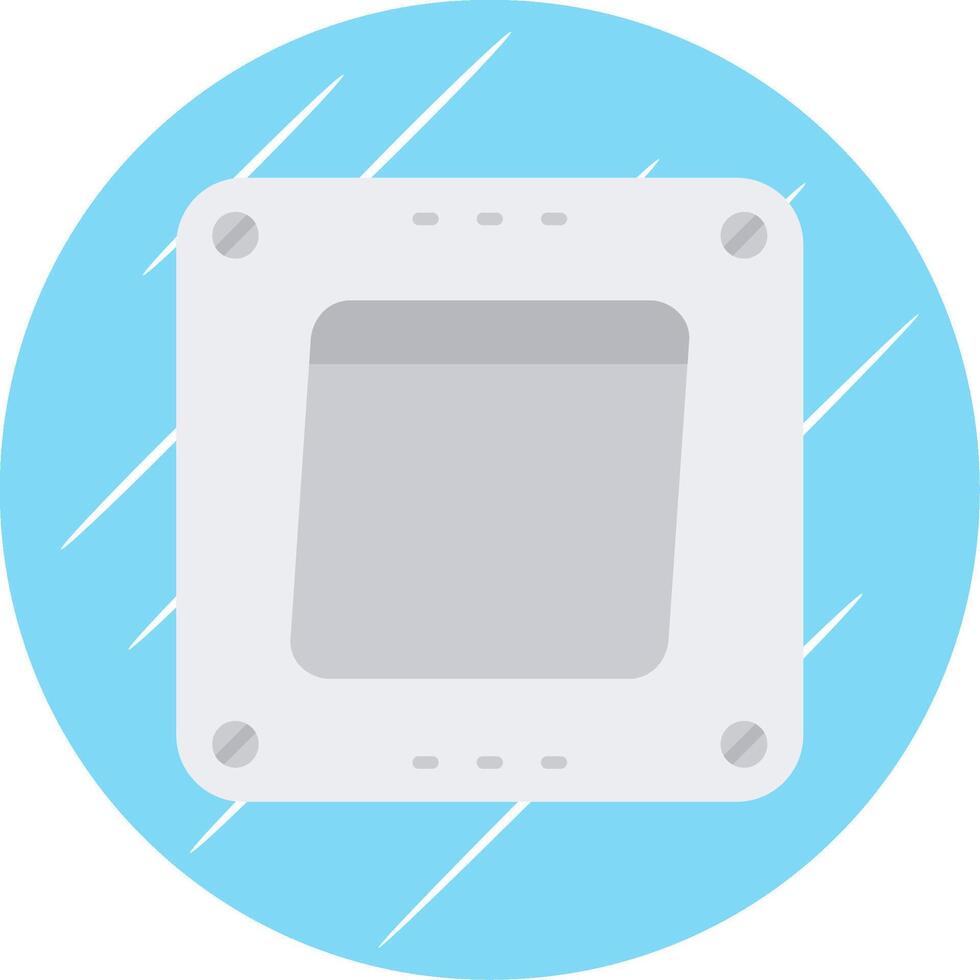 Swtich Flat Blue Circle Icon vector