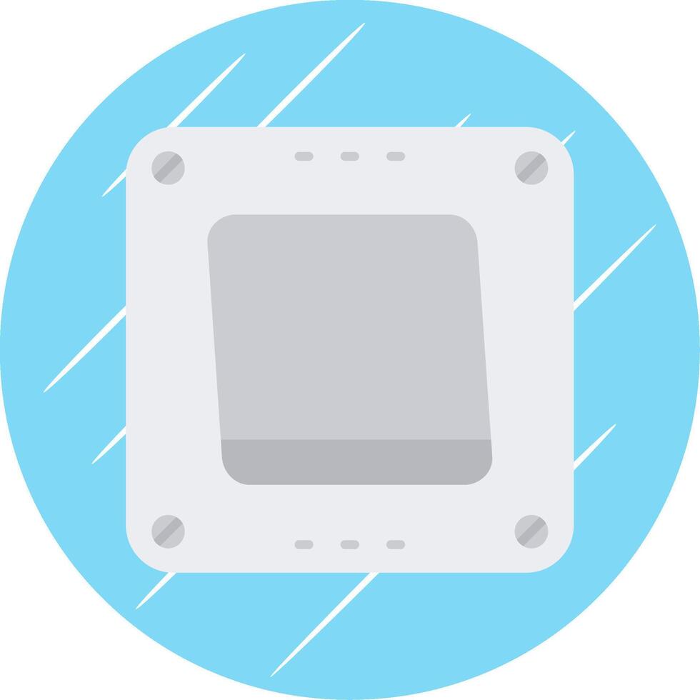 Swtich Flat Blue Circle Icon vector