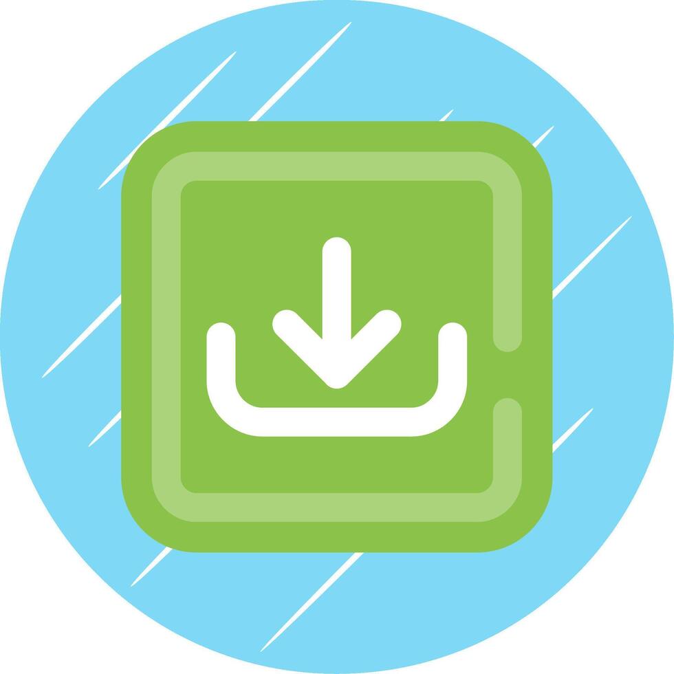 Download Flat Blue Circle Icon vector
