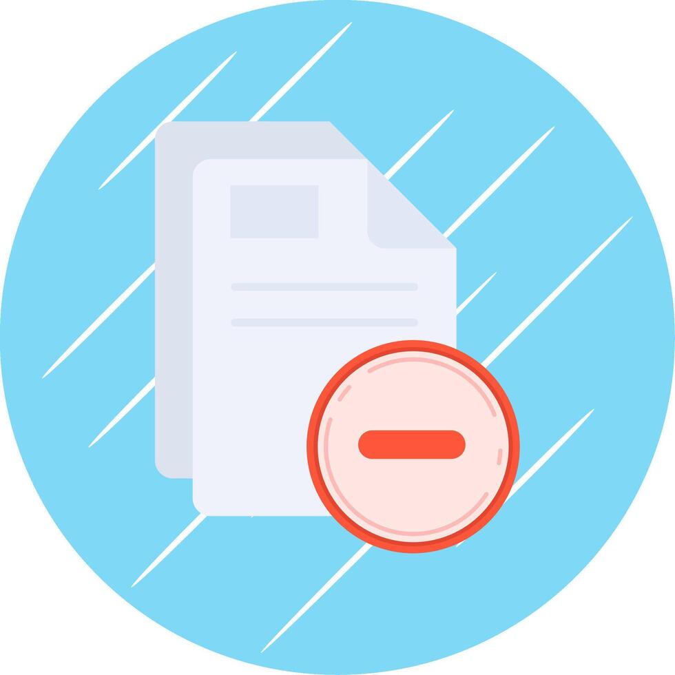 Close Flat Blue Circle Icon vector