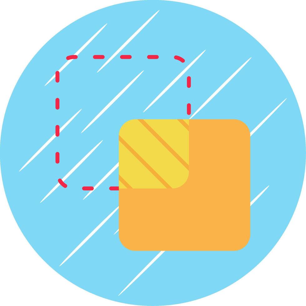 Unite Flat Blue Circle Icon vector