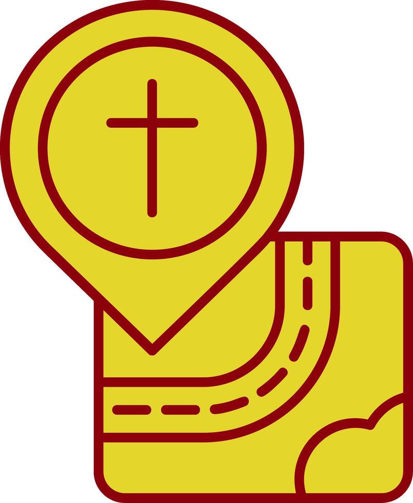 Church Vintage Icon vector