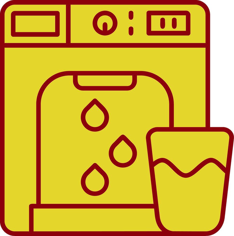 Dispenser Vintage Icon vector