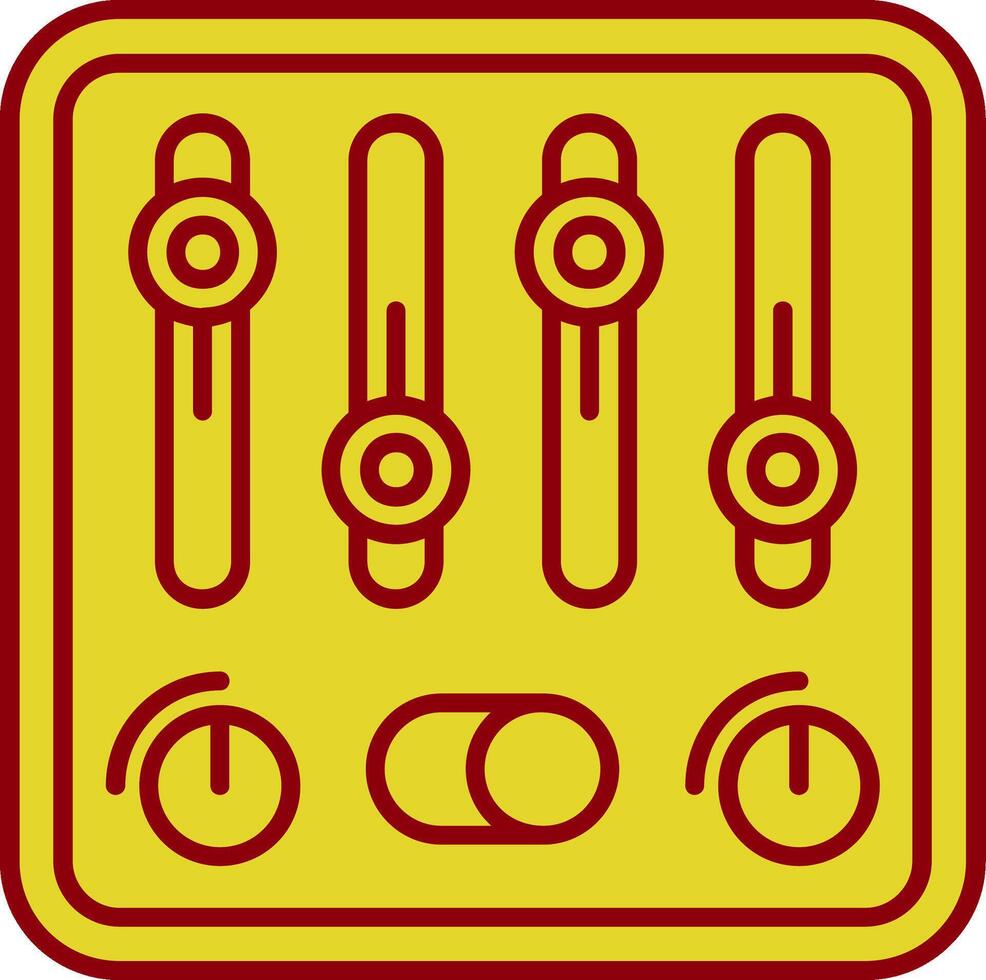 Control Vintage Icon vector