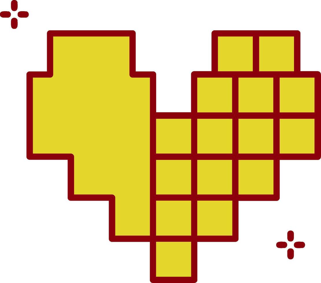 Pixel Vintage Icon vector