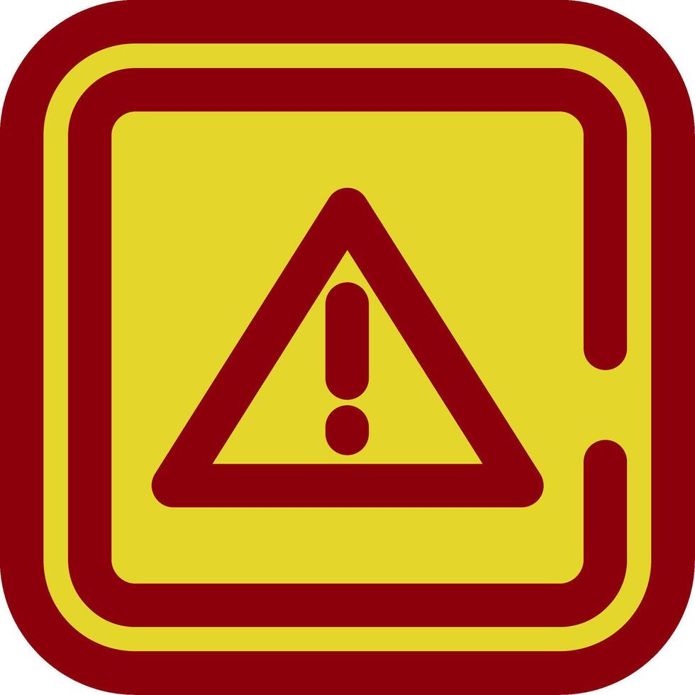 Alert Vintage Icon vector