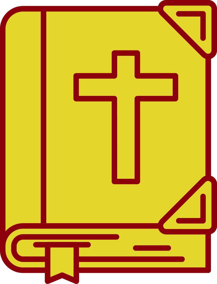 Biblia Clásico icono vector