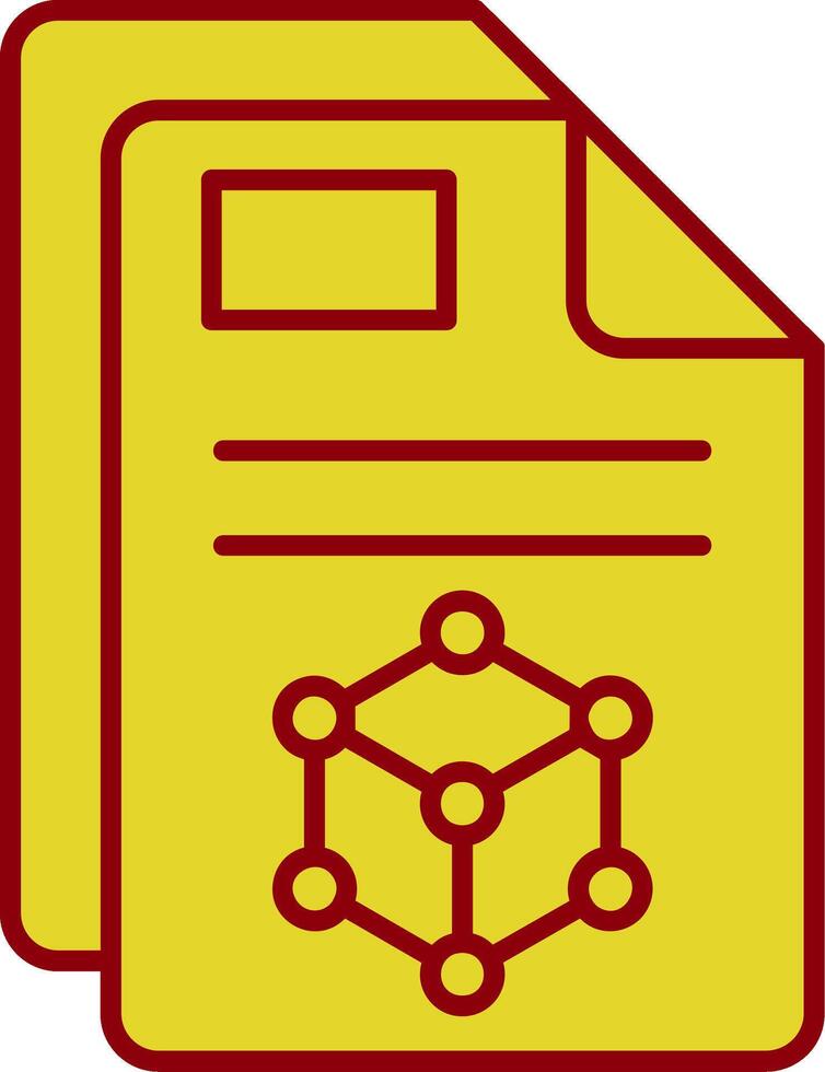 3d Vintage Icon vector