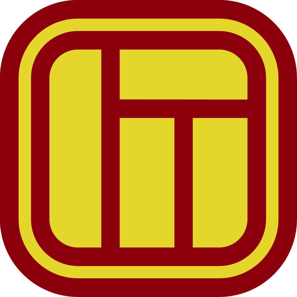 Layout Vintage Icon vector