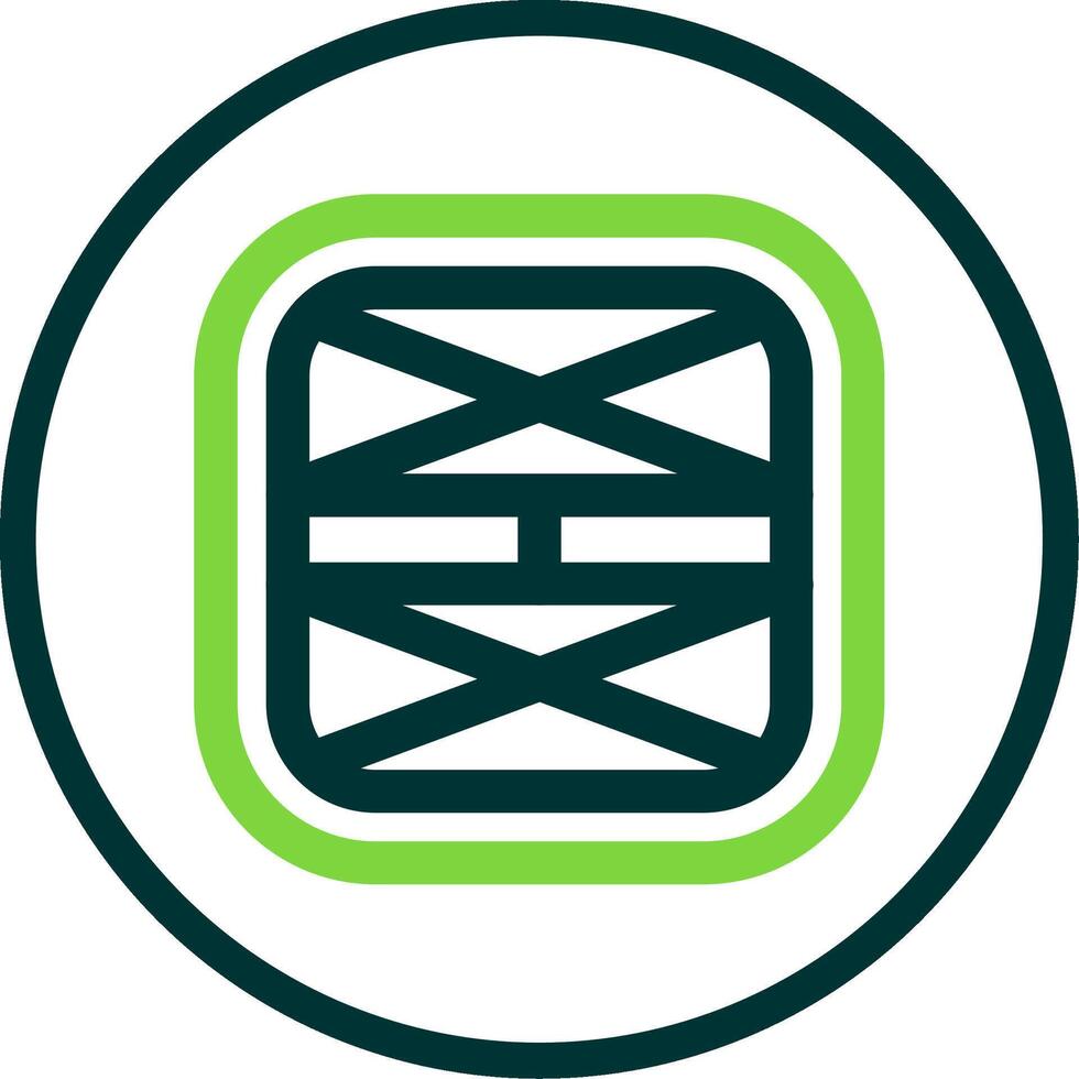 Layout Line Circle Icon vector